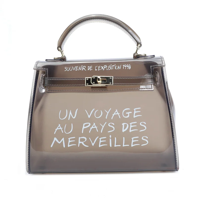 Мужской прозрачный пляжный пакет женщина 2019 лето цвет мини одно плечо| |