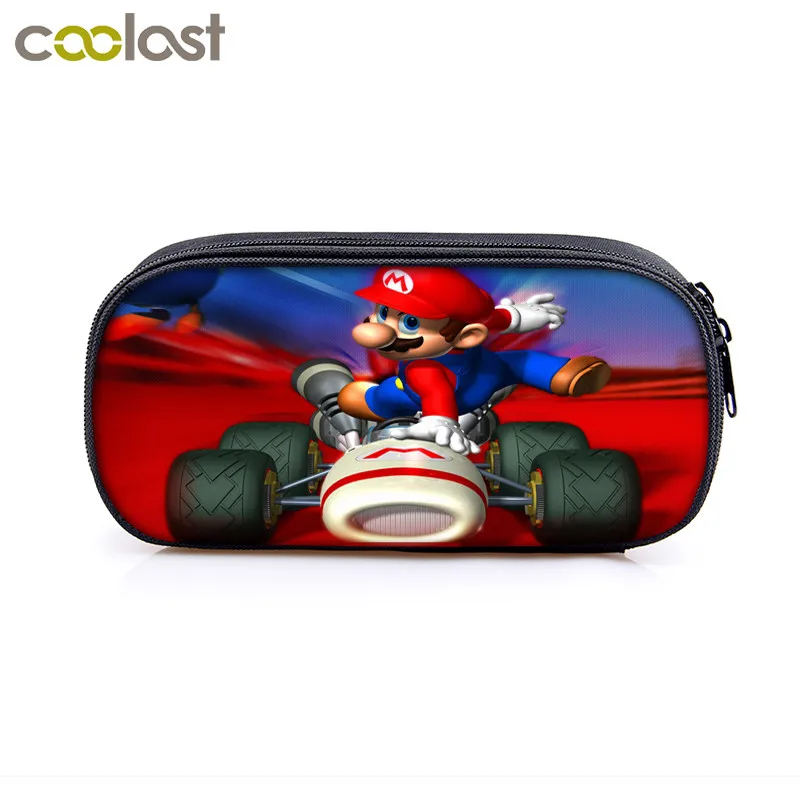 Косметический чехол с рисунком Марио/smash bros, сумка для карандашей, сумка для мальчиков и девочек, школьный чехол, принадлежности, пенал - Цвет: qbbsmash60