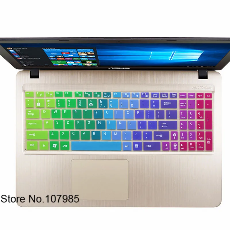 Силиконовая защита для клавиатуры ноутбука чехол Asus X552 x552c X552MJ X552E D552 F552 X552EA X552EP