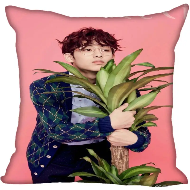 22 Fan Xi, хит, на заказ, KPOP, NCT, WINWIN, принтованная шелковая квадратная наволочка, для дома, декоративная, на молнии, атласная наволочка(одна сторона - Цвет: 22