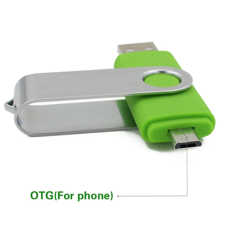 Смартфон USB флэш накопитель 32 Гб 64 вращающийся andorid флеш 4 ГБ 8 16 OTG Флешка Внешняя
