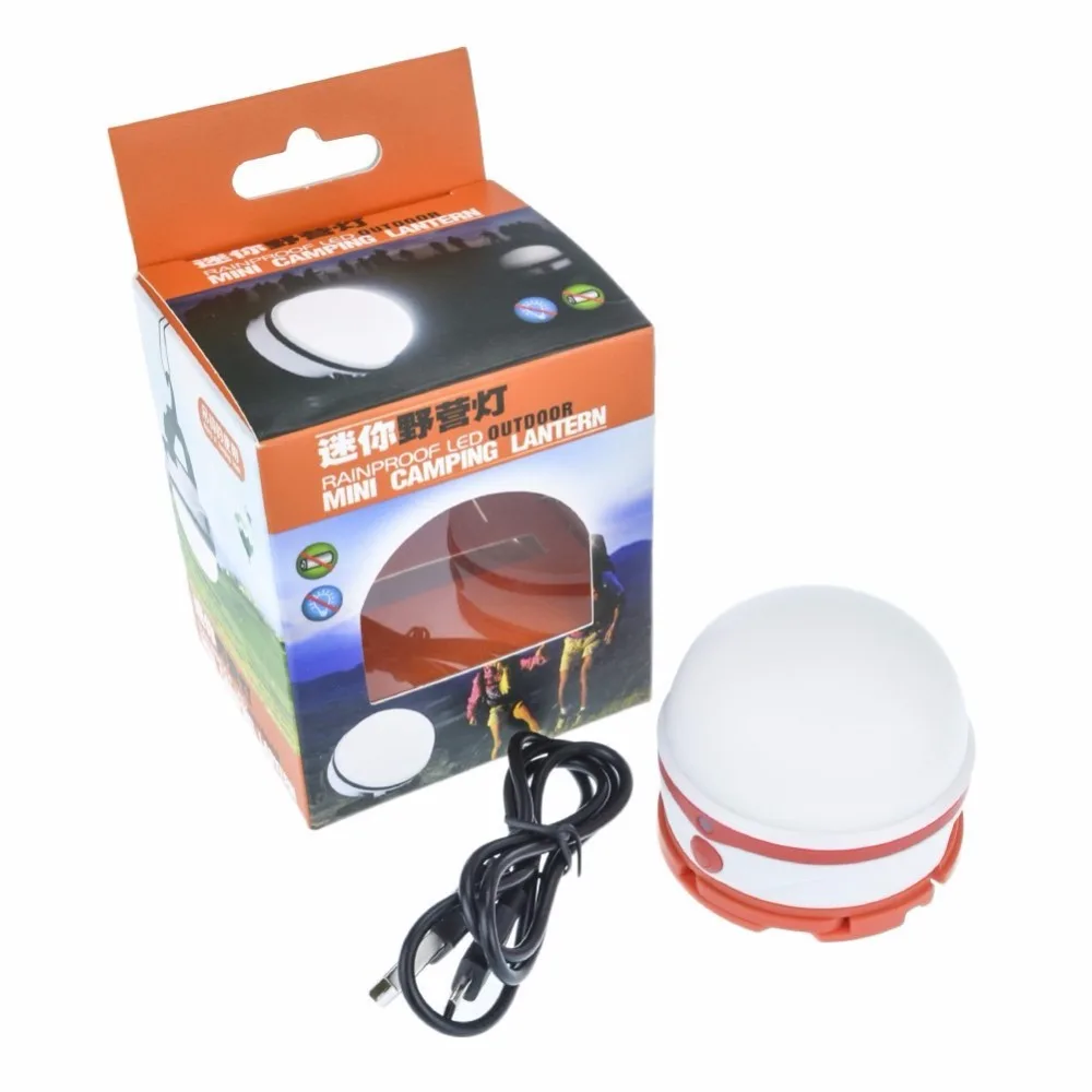 Портативный уличный фонарь для кемпинга мини-светодиодный с SOS 3 часа освещения