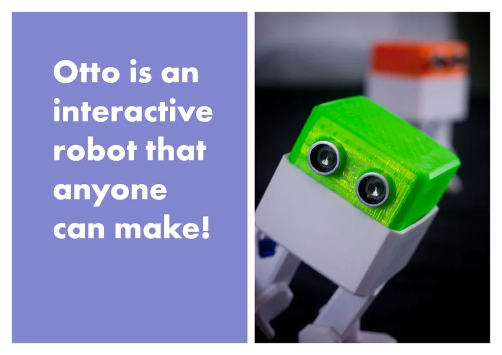 Otto робот для Arduino Nano Robotics с открытым исходным кодом DIY Набор создания препятствий