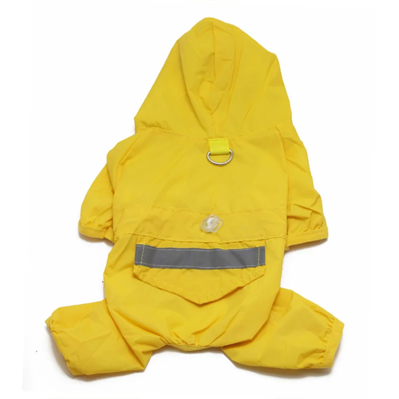 yellow Камуфляжная одежда с принтом в виде собак Мягкий щенок Костюмы комбинезоны всесезонные собака Дождевик куртка для маленьких девочек, товары для животных, собак XS-XXL 1d35 - Цвет: yellow