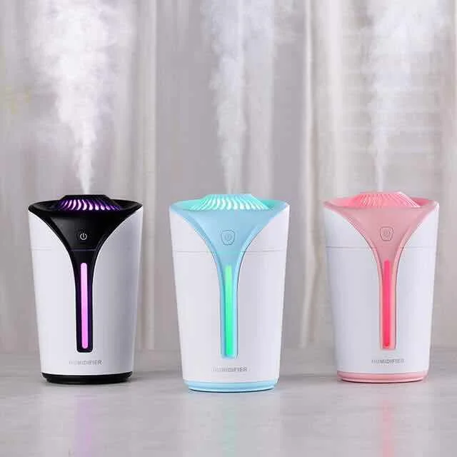 Мини USB увлажнитель воздуха Ароматический диффузор с меняющимся светодиодный