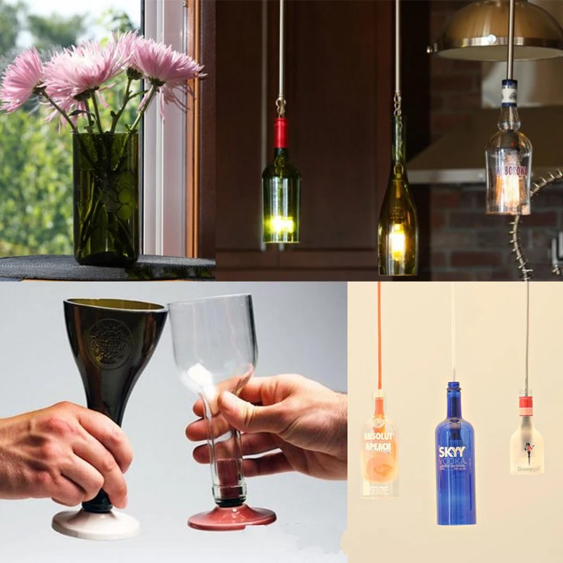 Нержавеющая сталь бутылки резак машина вино пиво стекло резак DIY украшения инструменты для Consrtuction инструмент
