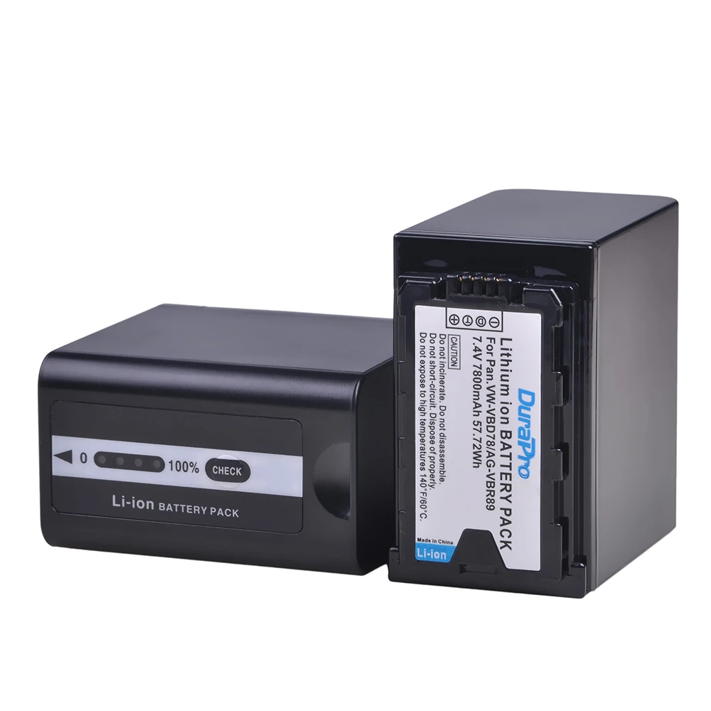 4Pc 7800mAH VW-VBD78 VBD78 AG-VBR89 Аккумулятор для Panasonic AJ-HPX260MC HPX265MC PX270 PX285MC PX298 AG-FC100 VBD58 VBD29 |