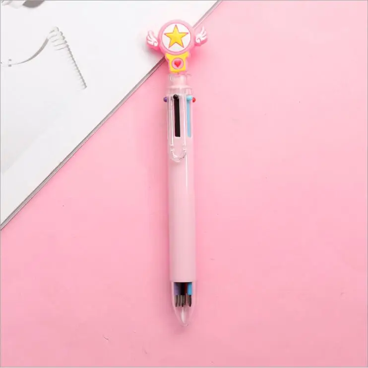 H 1 шт 10 видов цветов Kawaii милые Единорог шариковая ручка граффити рисунок раскрашенный шар шариковая гелевая ручка для детей школьные канцелярские принадлежности - Цвет: H