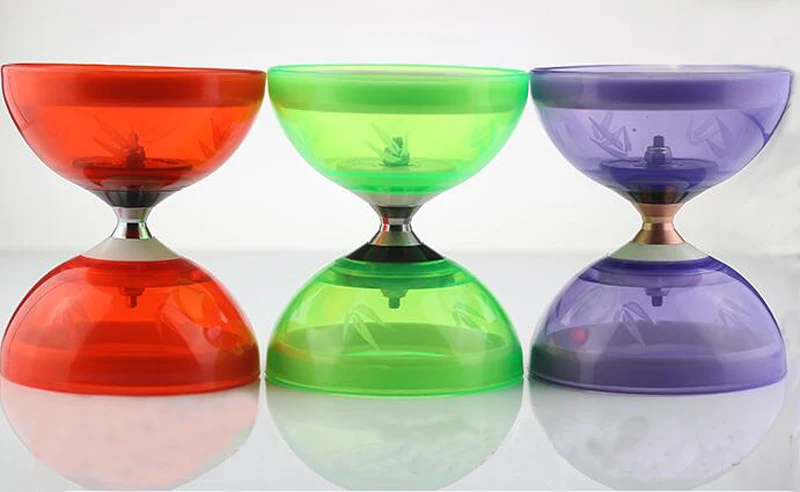 Мигающий Diabolo, два эластичных подшипника, два вида подшипников, йо-йо, мини Спиннер, антистресс, волшебный йо-йо для детей