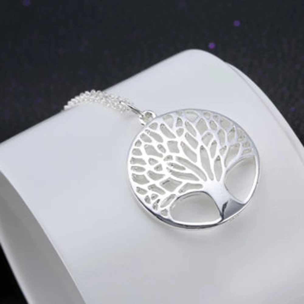 24 шт./лот Мода очарование Дерево жизни кулон цепи Цепочки и ожерелья серьги