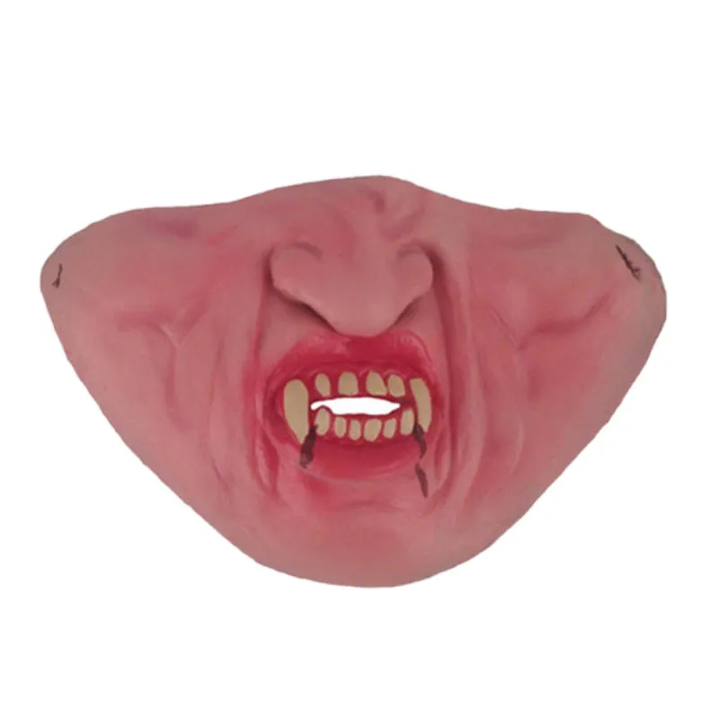Забавная маска для рта на Хэллоуин для собак, юморные маски для животных, развлекательные маски для рта для собак-быков, противоукусные противоугонные принадлежности для домашних животных - Цвет: A2