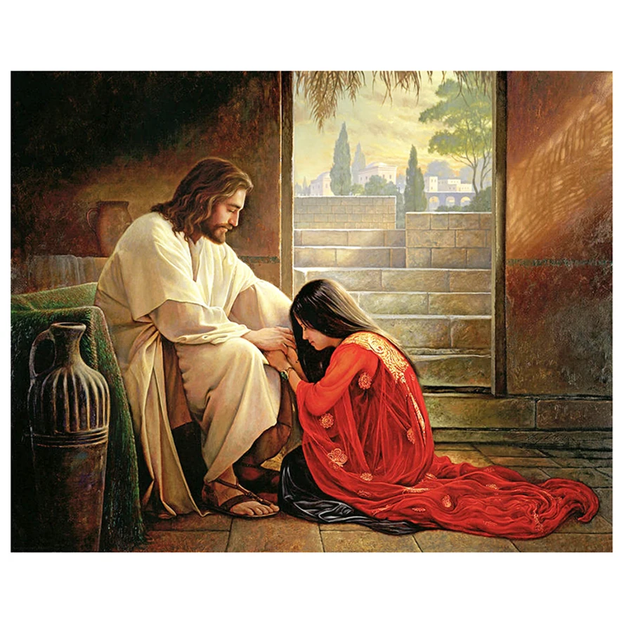 God's mercy religious Pictures DIY Diamond Painting Cross Stitch Needlework decor Mosaic Embroidery Crafts gift AS704 | Дом и сад
