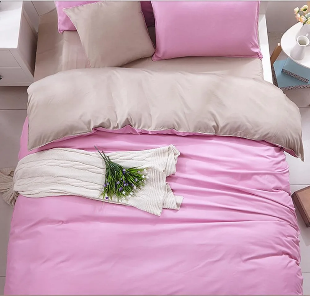 Бесплатная доставка светло зеленый 4 шт. сплошной цвет постельные принадлежности