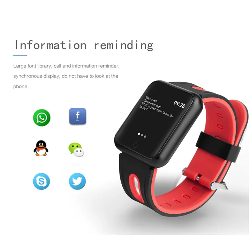 IP68 wateproof цвета розового золота smart watch женские спортивные браслет smart watch с монитор сна измерять кровяное давление кислорода трекер