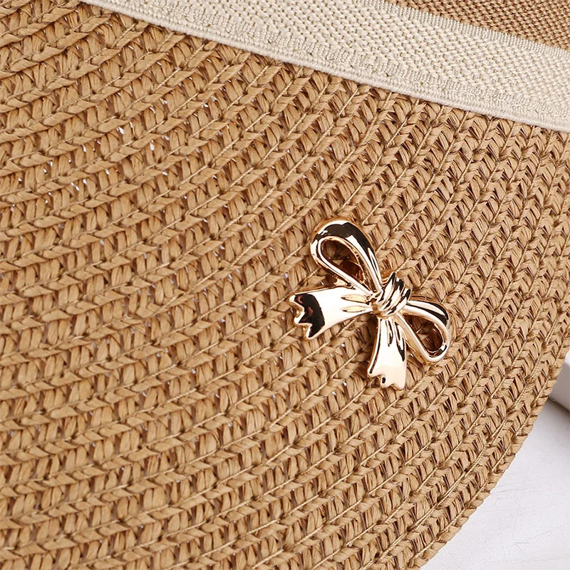 Летняя женская соломенная шляпа [AETRENDS] с козырьком | Аксессуары для одежды