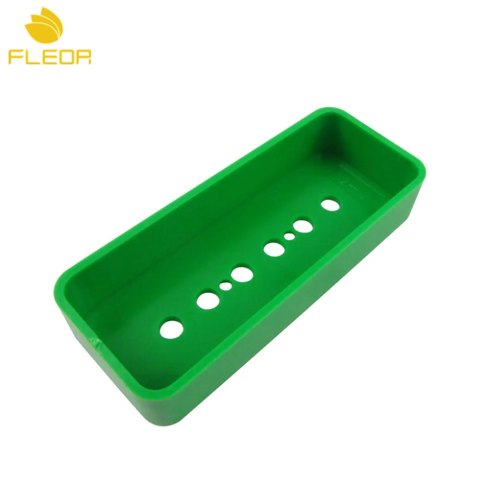 FLEOR 2 шт. P90 Soapbar Чехлы для электрогитары Пластиковые чехлы шеи и моста P 90