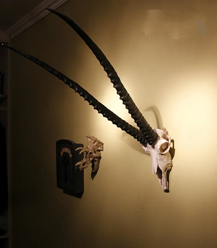 Смола биомиметическая тибетская Антилопа череп настенный в бар и торговый центр