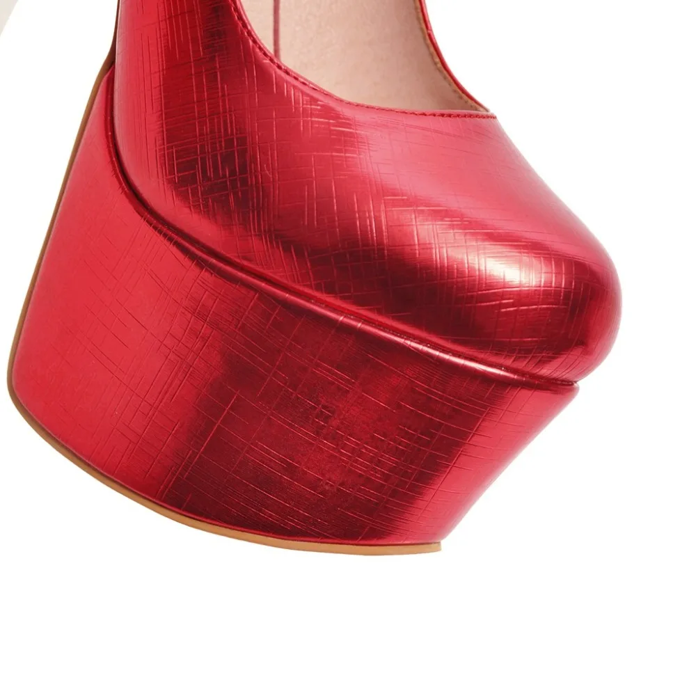 Туфли лодочки женские на платформе высокий каблук 16 см пикантные вечерние для