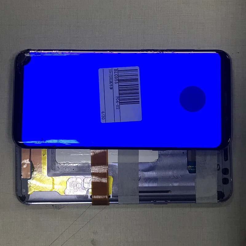 Хорошо функциональный ЖК дисплей с точкой для Samsung Galaxy S8 S8Plus стекло/средняя рамка