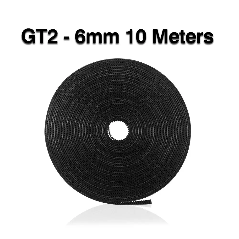 10 метров GT2 Ремень ГРМ 6 мм ширина подходит для 3D принтера RepRap Mendel Rostock Prusa Creality CR Ender