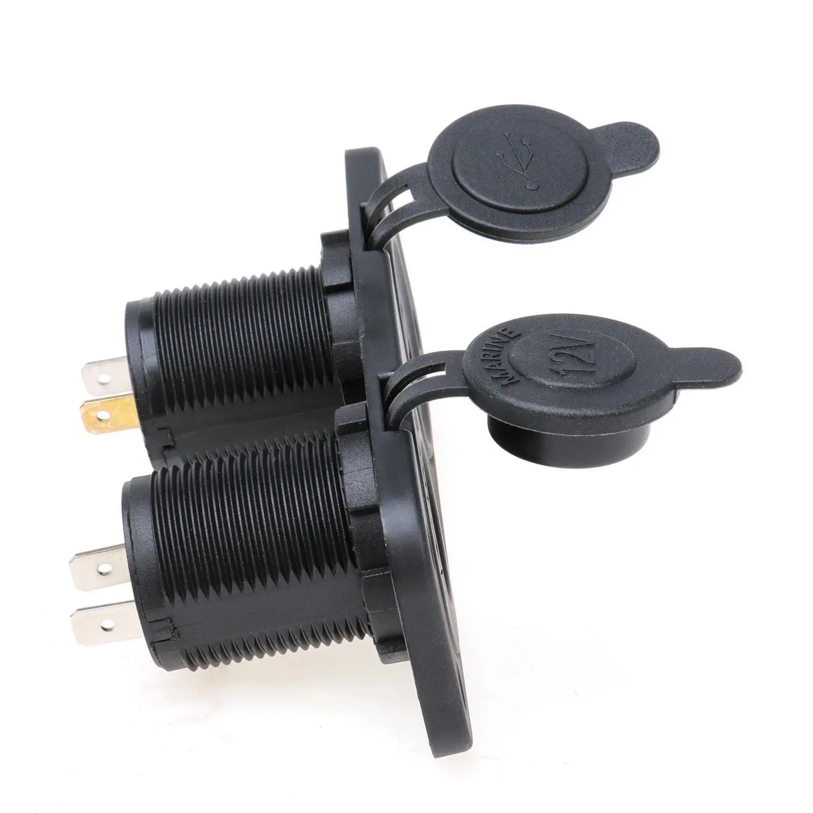 12V розетка для автомобильного прикуривателя сплиттер двойной USB адаптер питания