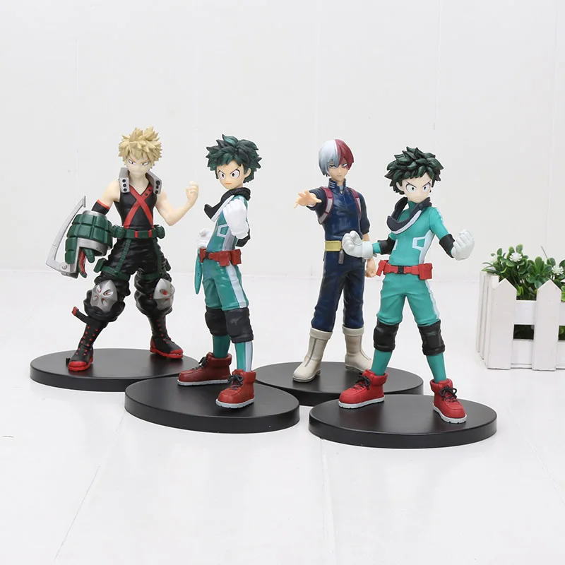 4 шт./компл. фигурки героев моя геройская Академия DXF фигурка мидория изюку бакугу
