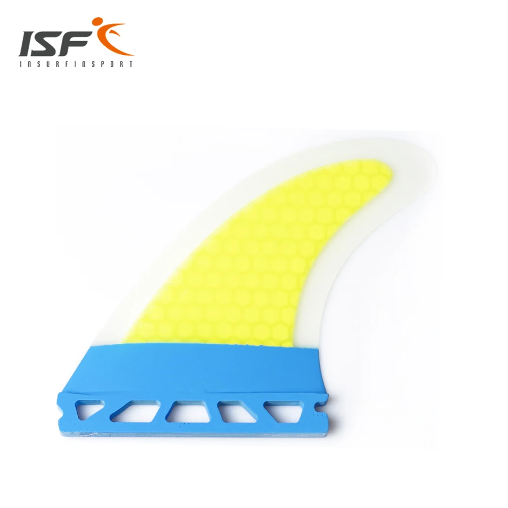 Лидер продаж thruster картина будущей вафельная желтая полоса Surf fin M7 Фин Набор (3 шт.) |