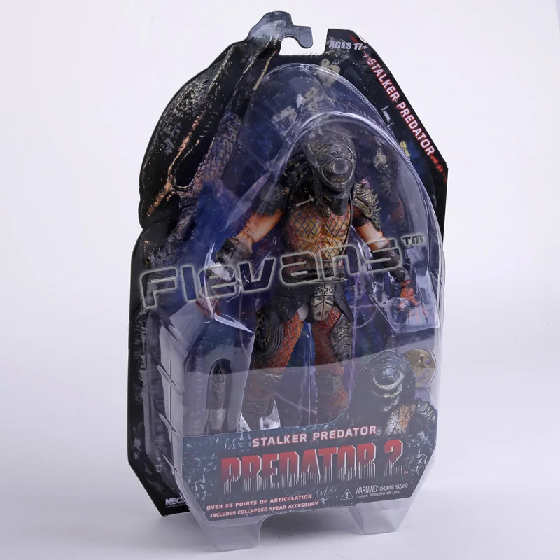 NECA Хищник 2 стража змея Сталкер хищник, ПВХ Фигурки коллекционные игрушки " 18 см