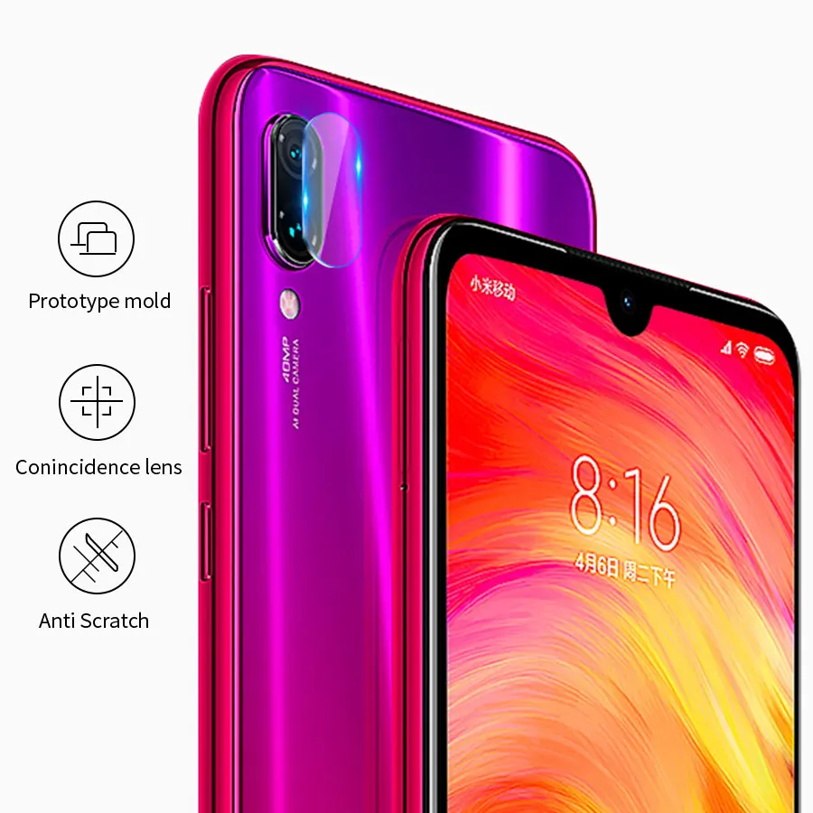 Сзади Камера объектив закаленное Стекло Экран Защитная пленка для Xiaomi Redmi 7 6 6A S2 Y2