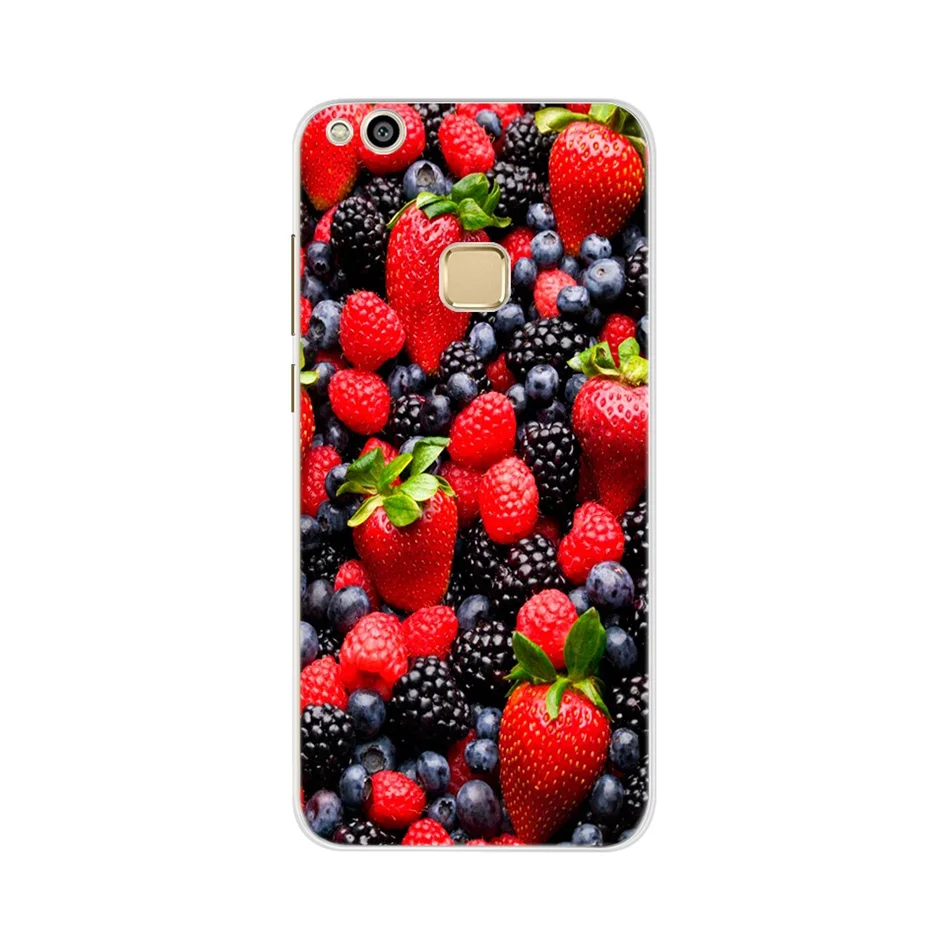 Милый чехол с рисунком для Huawei P10 Lite Силиконовые Мягкие ТПУ чехлы накладки P 10