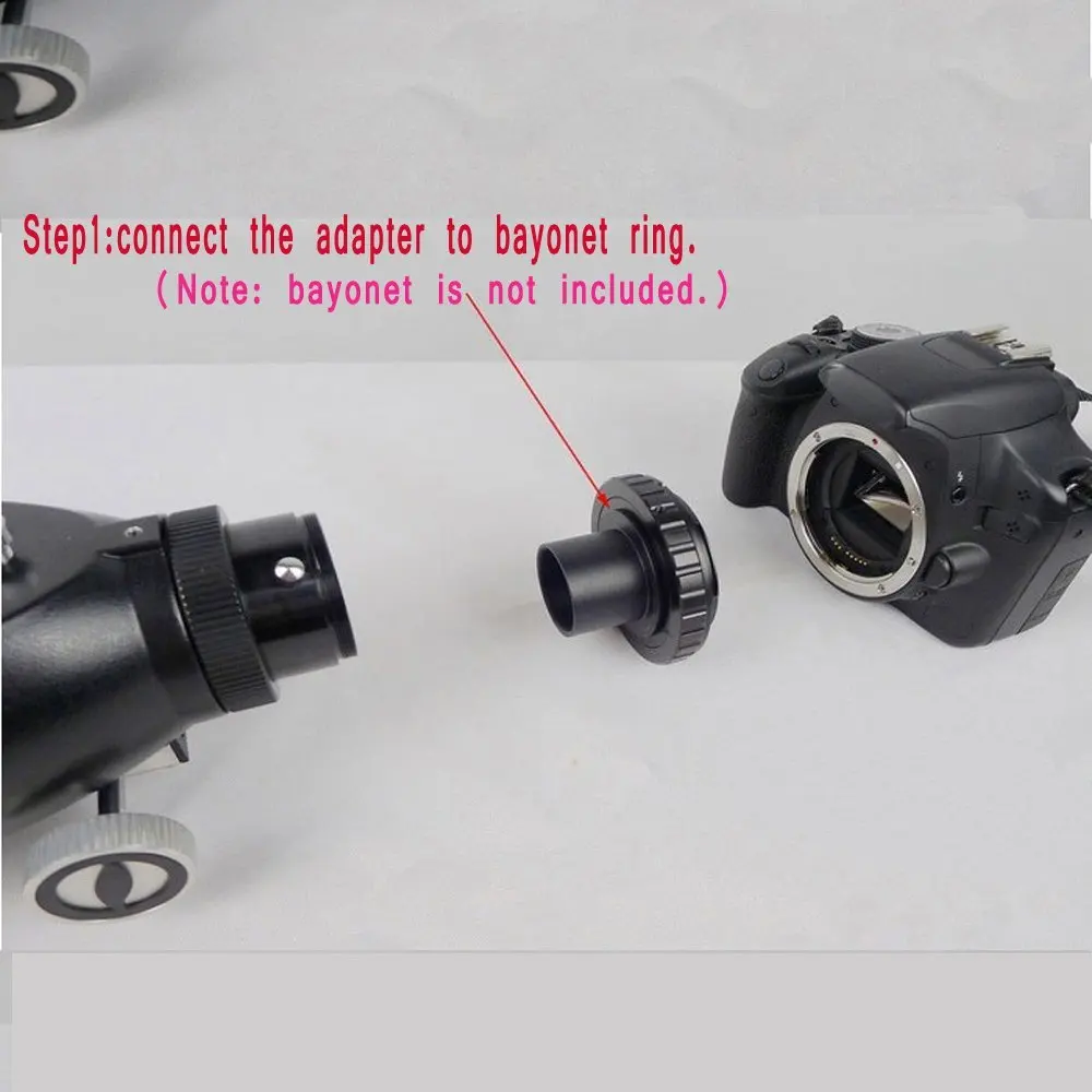 1 25 дюйма T mount может использоваться вместе с профессиональным ring телескопом