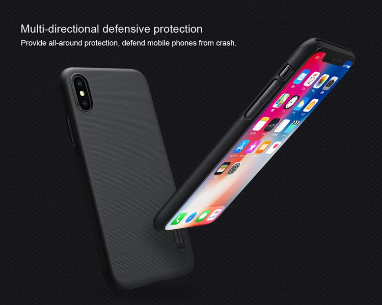 Для iPhone 11 11 Pro Max X XR XS Max чехол Nillkin матовый защитный чехол для телефона жесткая задняя крышка ПК для iPhone 11 Pro Max 8 Plus чехол