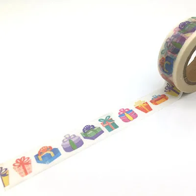1962 15 мм X 10 м милые Lotkawaii цветы еда Животные декоративные jiataihe васи ленты DIY Скрапбукинг маскирующая лента школьные офисные принадлежности - Цвет: 1962