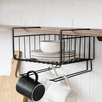 

MoeTron Creative Metal Shelf Bracket Kitchen Organizer Dish Rack Decorative Shelf Organizer