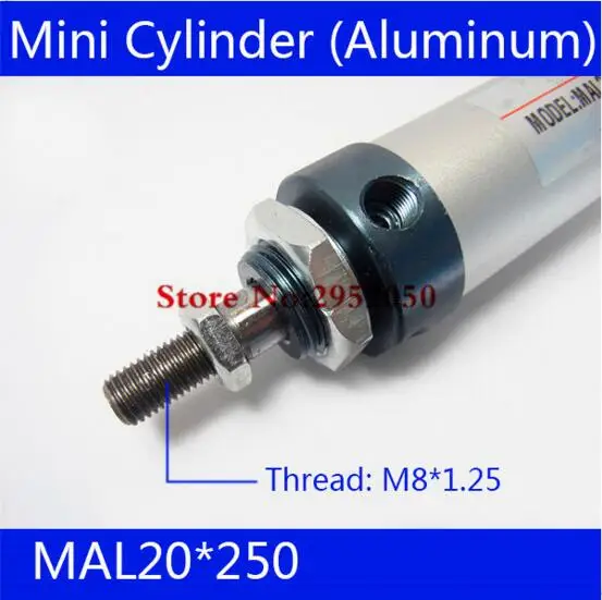 Бесплатная доставка цилиндрический пневматический мини цилиндр из алюминиевого