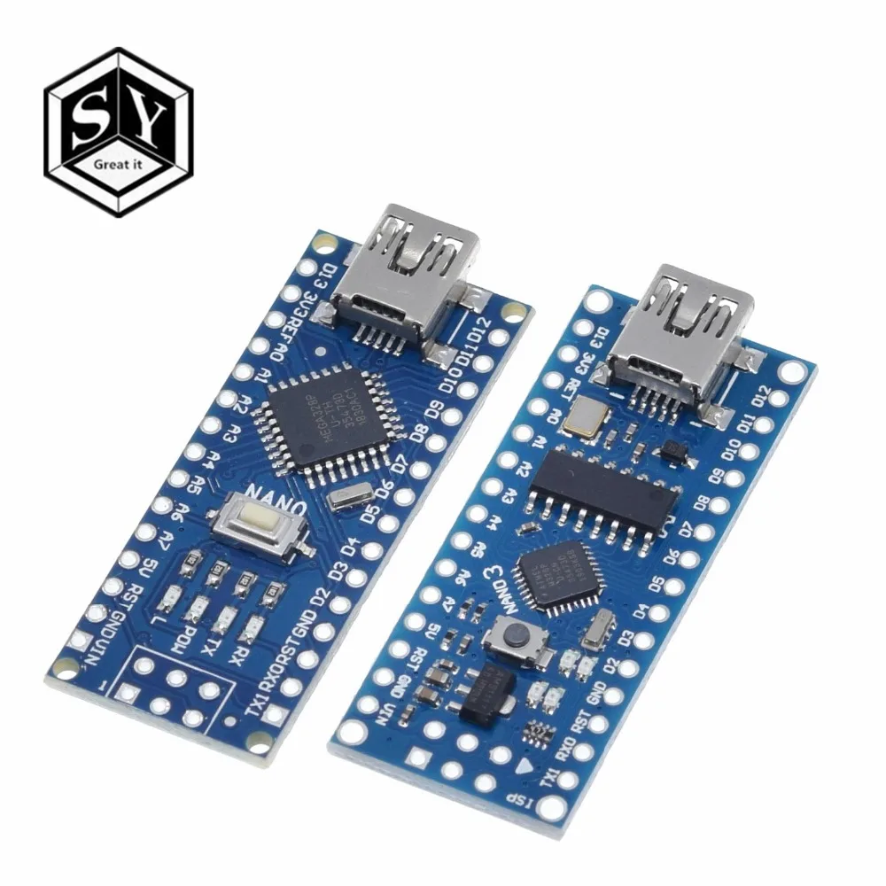 Nano 1 шт. мини USB с Загрузчиком Nano 3,0 контроллер совместимый для arduino CH340 USB драйвер 16 МГц NANO V3.0 Atmega328P