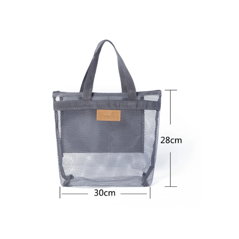 Mesh Beach Bag for Grocery Picnics and Camping Toys Towels Storage Tote | Дом и сад