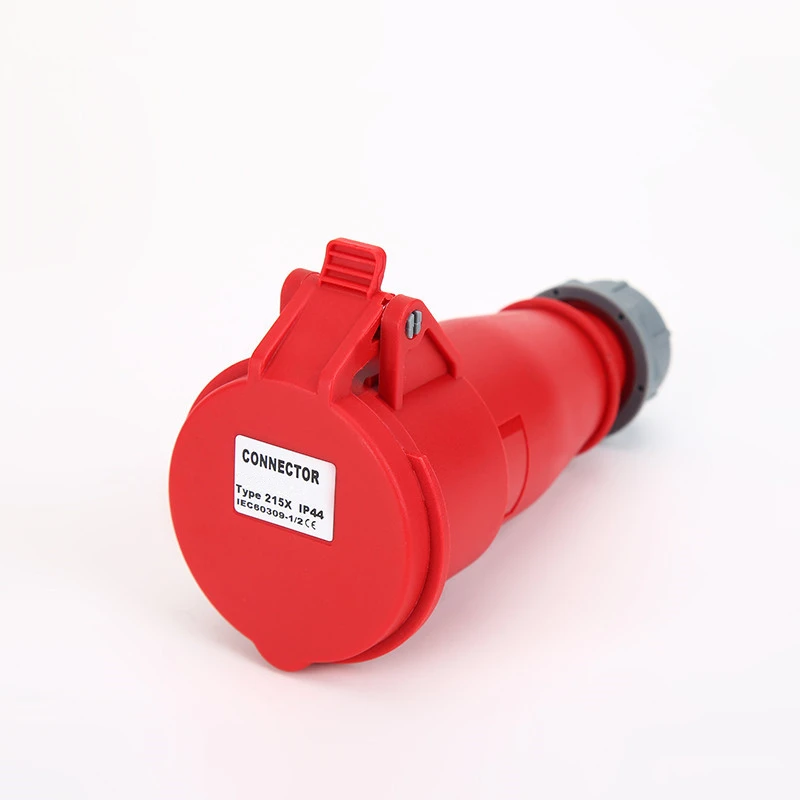 32A-5Pin Socket IP44 32A IP44 3P+ E+ N Водонепроницаемый Электрический промышленный Соединительный Штепсель разъем 5P мужской/женский стыковочный авиационный промышленная вилка - Цвет: 32A-5Pin Socket IP44