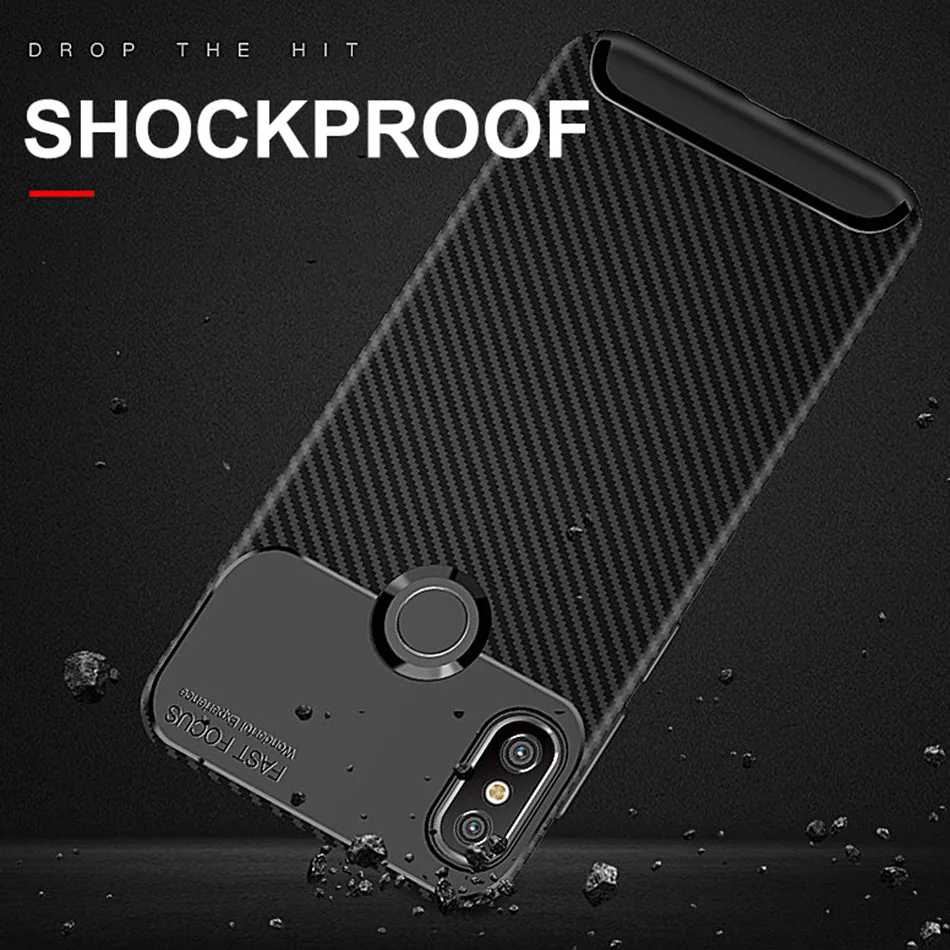 Чехол для Xiaomi Redmi Note 6 Pro 6A силиконовые чехлы из углеродного волокна мягкий чехол
