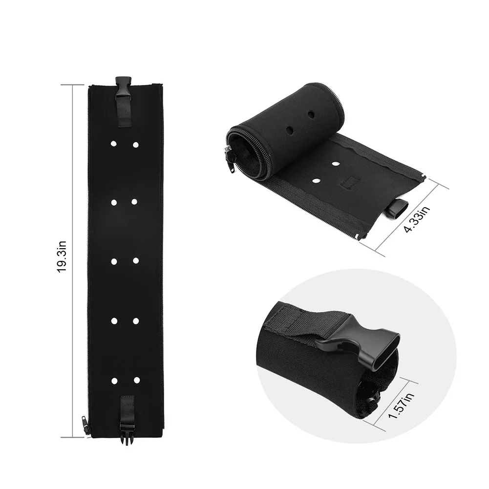 

Zipper Wire Cable Bag hole Management Sleeve decor living Room Electronic Cord Plug Housekeeper on wall Organizers