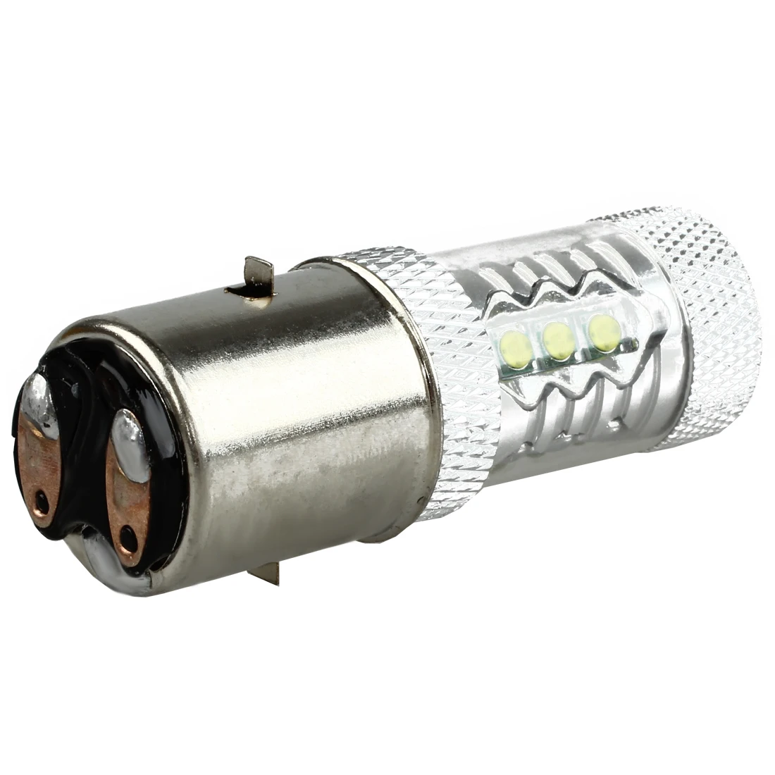 

80W BA20D H6 White 16 LED Motorcycle MotorBike/Moped/ATV Headlight Bulb