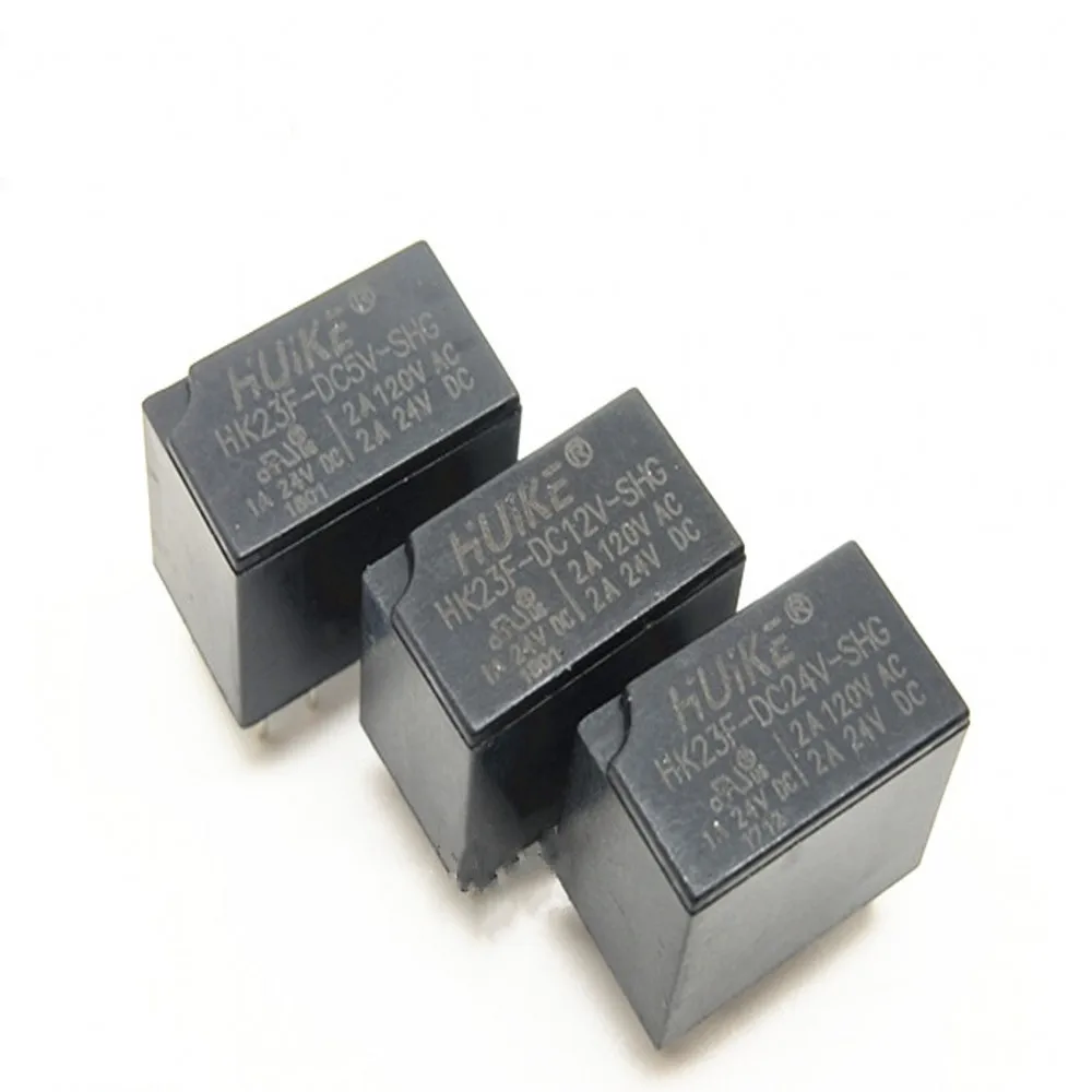 50 шт. 6-контактное реле HK23F-DC5V-SHG HK23F-DC12V-SHG HK23F-DC24V-SHG 5 в постоянного тока 12 В постоянного тока 24 В постоянного тока 2 а 120 В переменного тока