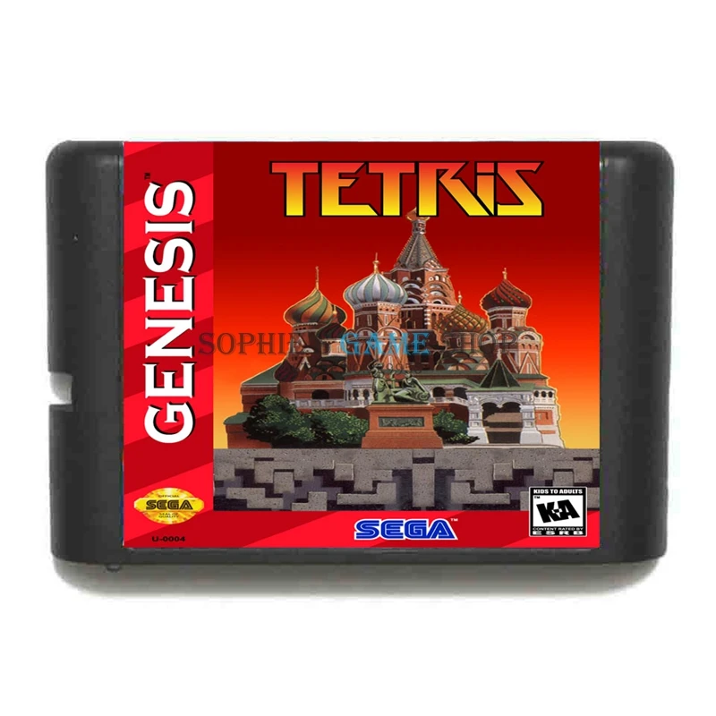 Tetris 16 bit MD игровая карта для Sega Game Player|game card dsi|game dscard counter |