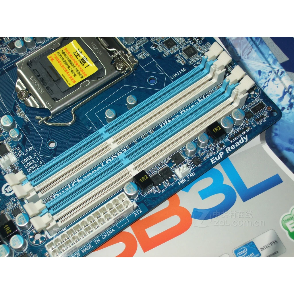 Материнская плата для Intel DDR3 Gigabyte 1156 SATA II материнская настольного ПК USB3.0 б/у платы
