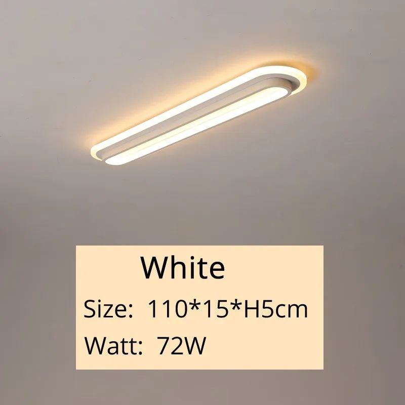 white 110cm Черно-белые люстры для гостиной, прихожей, коридора, освещение, лампа, современный домашний светильник, лампадарио, люстры - Цвет абажура: white 110cm