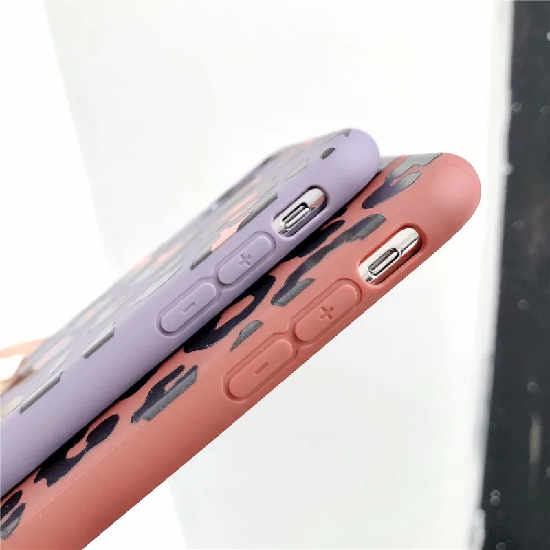 Fashion Colorful Embossed Leopard Phone Case For iphone X XS Max XR 6 6s 7 8 plus Cover Luxury Soft Cases Capa |