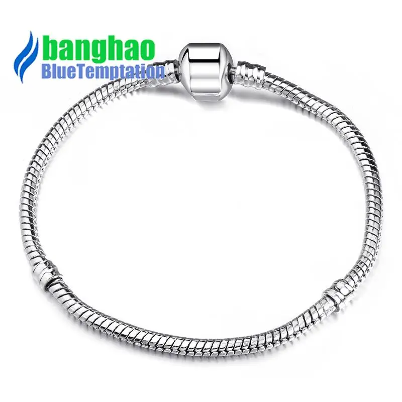 

Rolo Chain Round Top Fashion New Rolo Chain Strand Bracelets Girls Lobster charms Bracelet Diy Accessories plata de ley