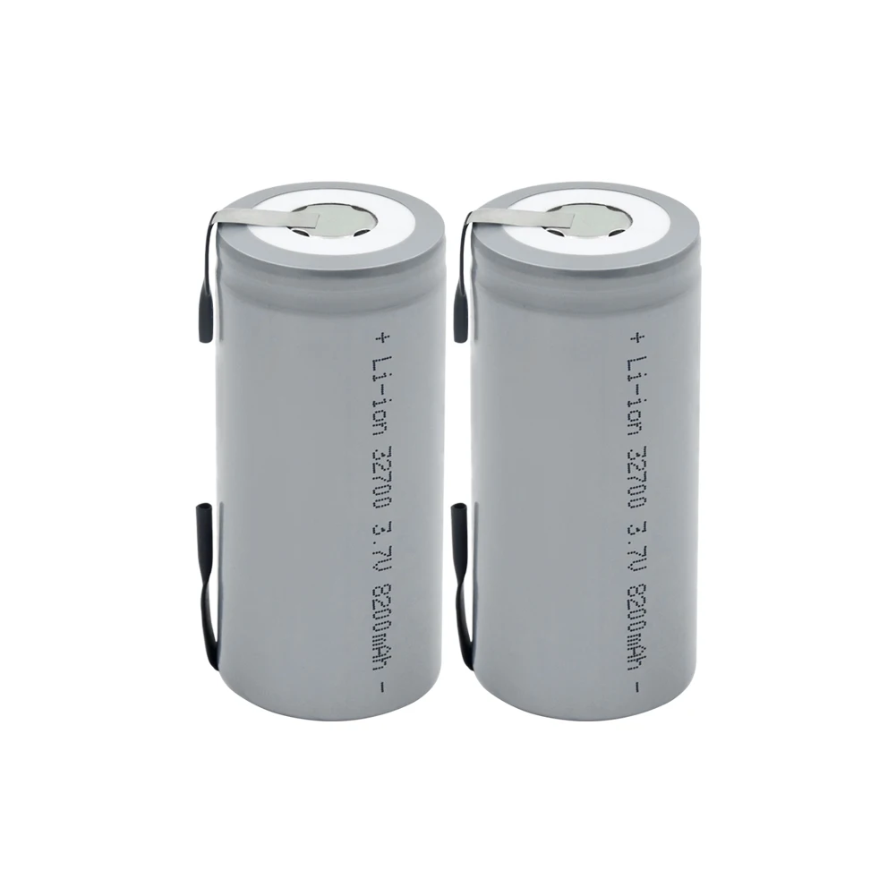 2 PCS 32700 литий-ионная аккумуляторная батарея 3,7 v 8200mah 25A разрядная сварная полоса для отвертки батарея электрический велосипед питание светодиодные фонари - Цвет: 2 PCS
