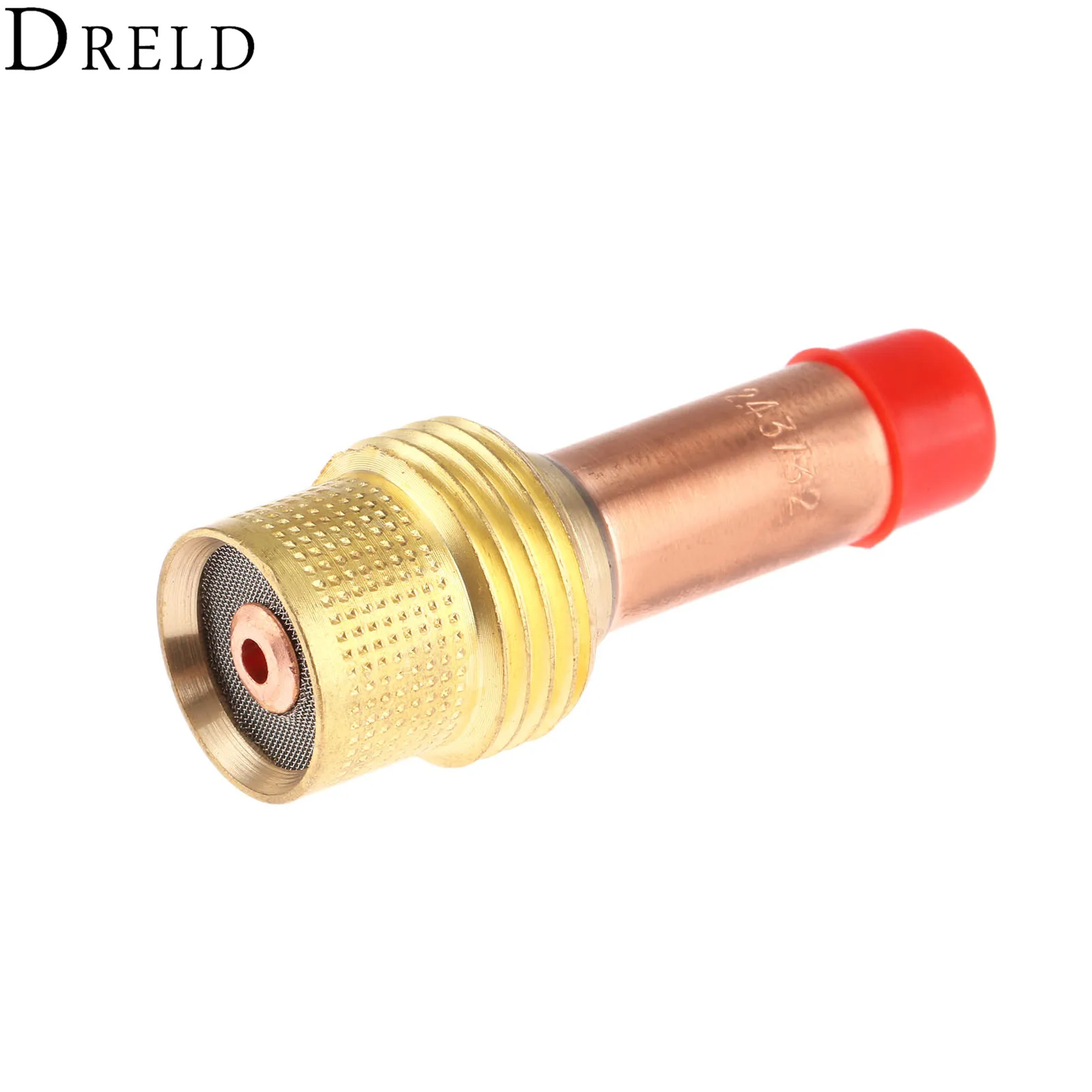 DRELD 2шт TIG Коллет корпус газовый объектив 45V26 2,4 мм и 3/3" подходит для TIG Расходные материалы для сварочной горелки SR PTA DB WP 17 18 26 серии 2PK