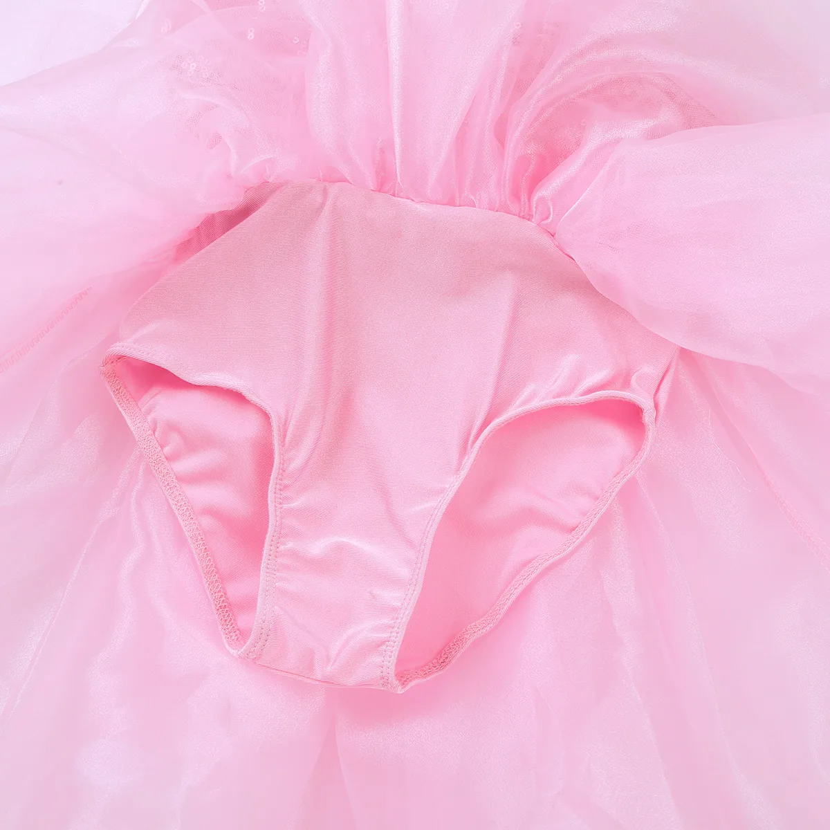 iiniim Flower Girls Dress One-Shoulder Sequins Reflective Costumes Ballerina for Kids Ballet Dance Gymnastics Leotard Tutu | Детская